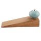 2 Pieces Sea Green Leaf Floral Ceramic Door Stopper
